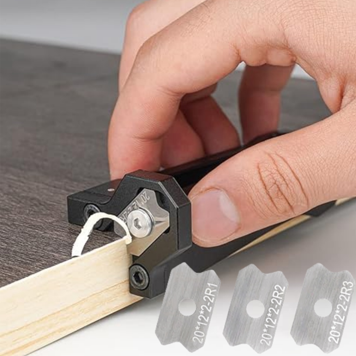 Woodworking Groove - Alat Pemotong Tepi Veneer Kayu, Alat