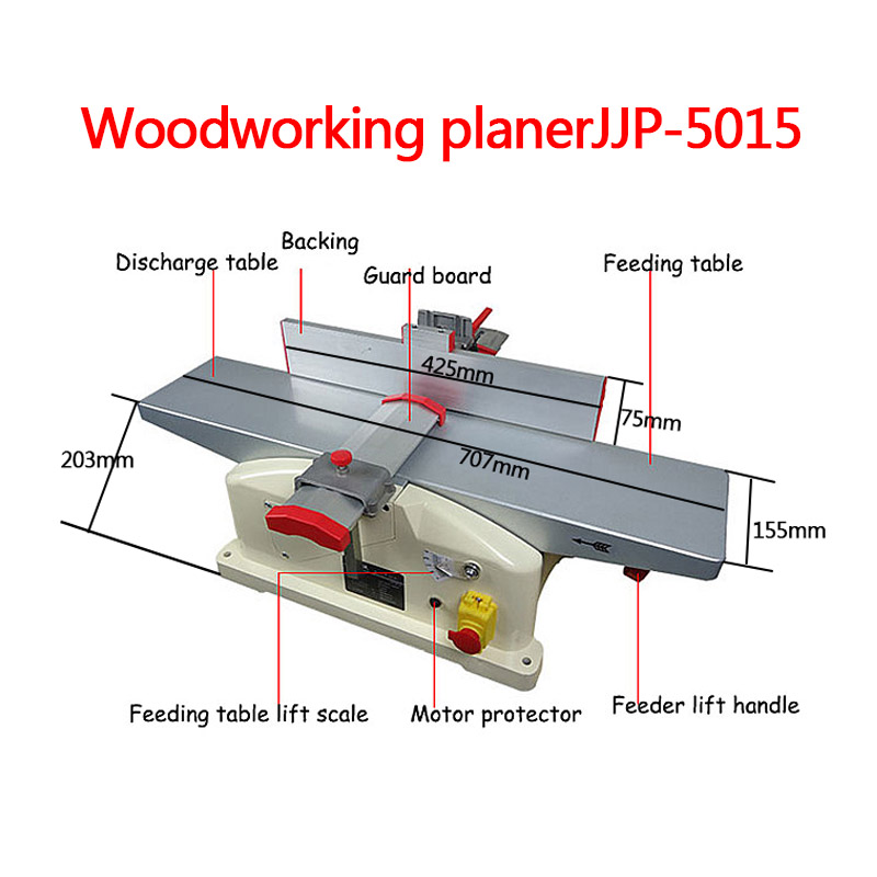 Woodworking Thicknesser - Meja Kerja Aluminium, Mesin Serut Kayu