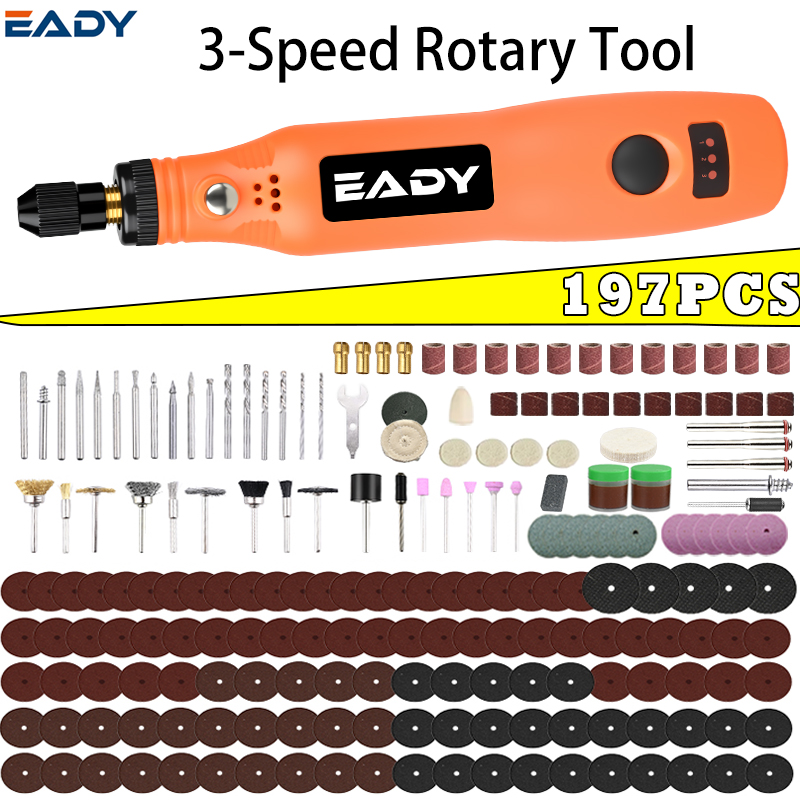 Woodworking Company - Perangkat Perkakas Putar Tanpa Kabel USB