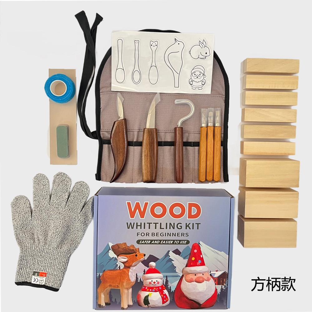 Woodworking Box - Set Pisau Ukir Kotak Hadiah 21-Piece,