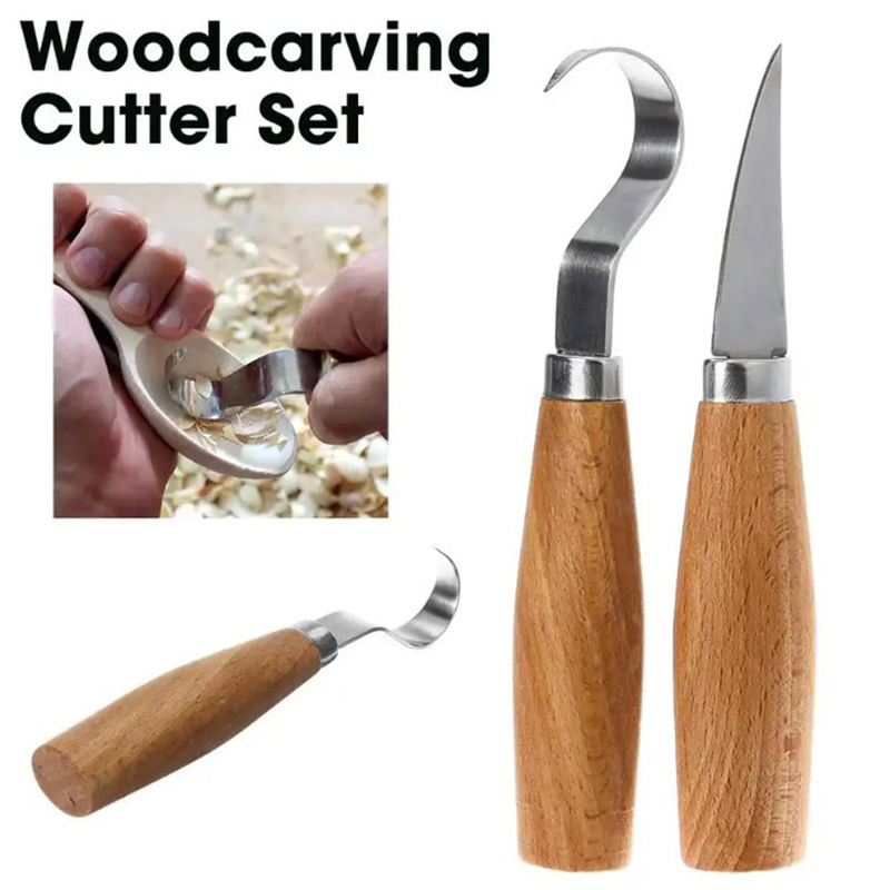 Woodworking Knife - Pisau Ukir Kayu, Pisau Cangkul, Alat
