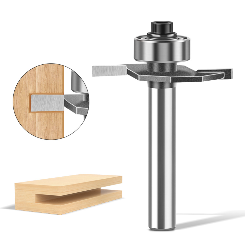 Woodworking Groove - Mata Pisau Router Karbida Tipe T