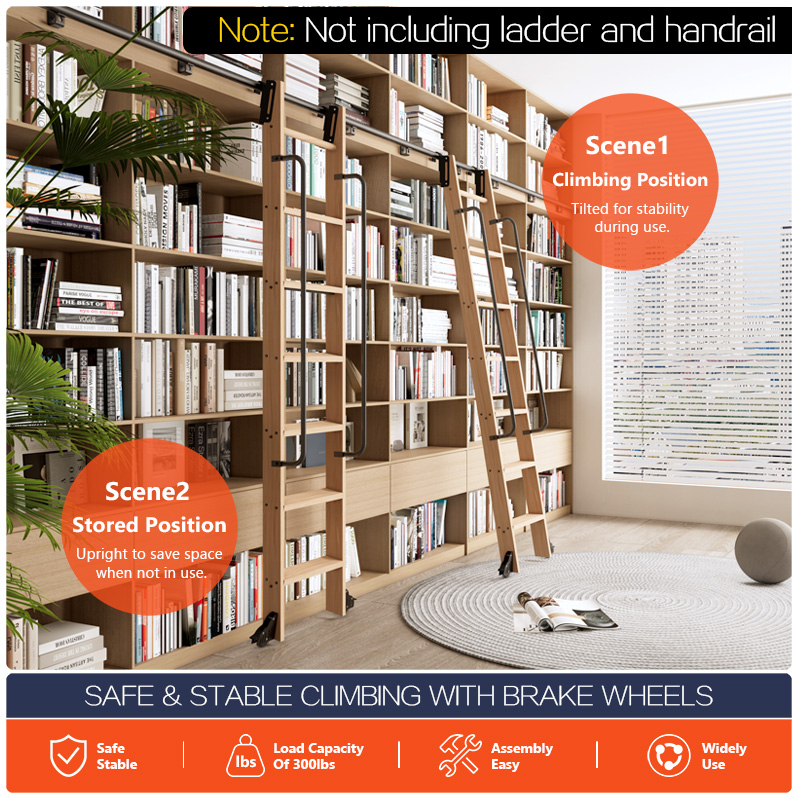 Perangkat Keras Tangga Perpust - Woodworking Lofts ulasan dan harga
