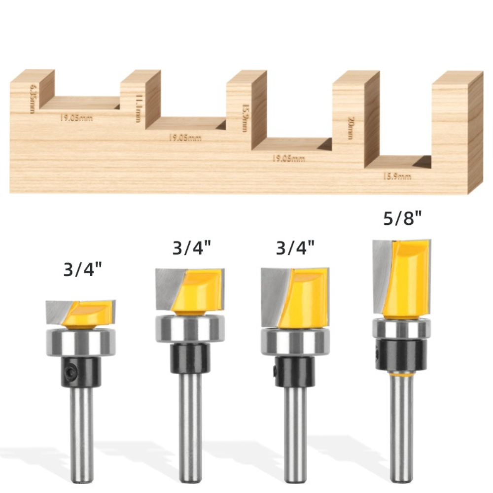 Mata Bor Router 1/4 Inch Shank - Woodworking Groove ulasan dan harga