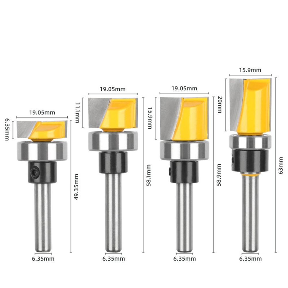 Mata Bor Router 1/4 Inch Shank - Woodworking Groove ulasan dan harga