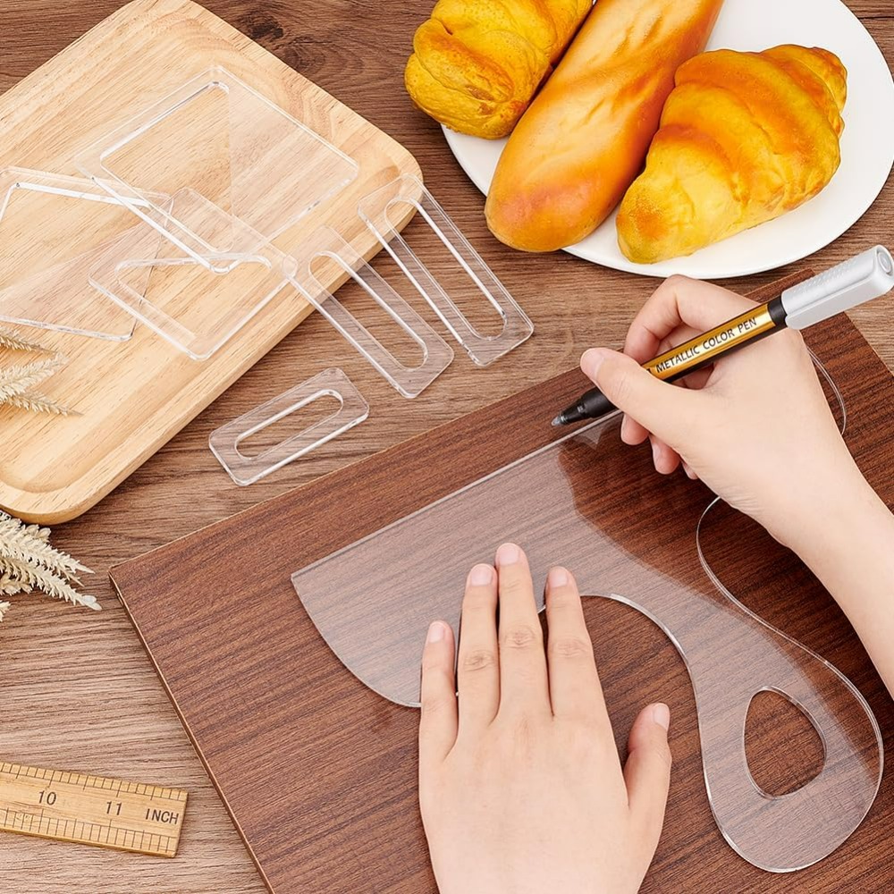 7Pcs Template Charcuterie deng - Woodworking Groove ulasan dan harga