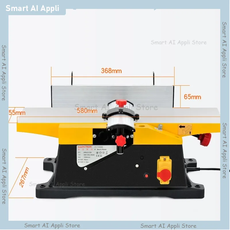 Mesin Perata Kayu Meja Kerja 6 - Woodworking Thicknesser ulasan dan harga