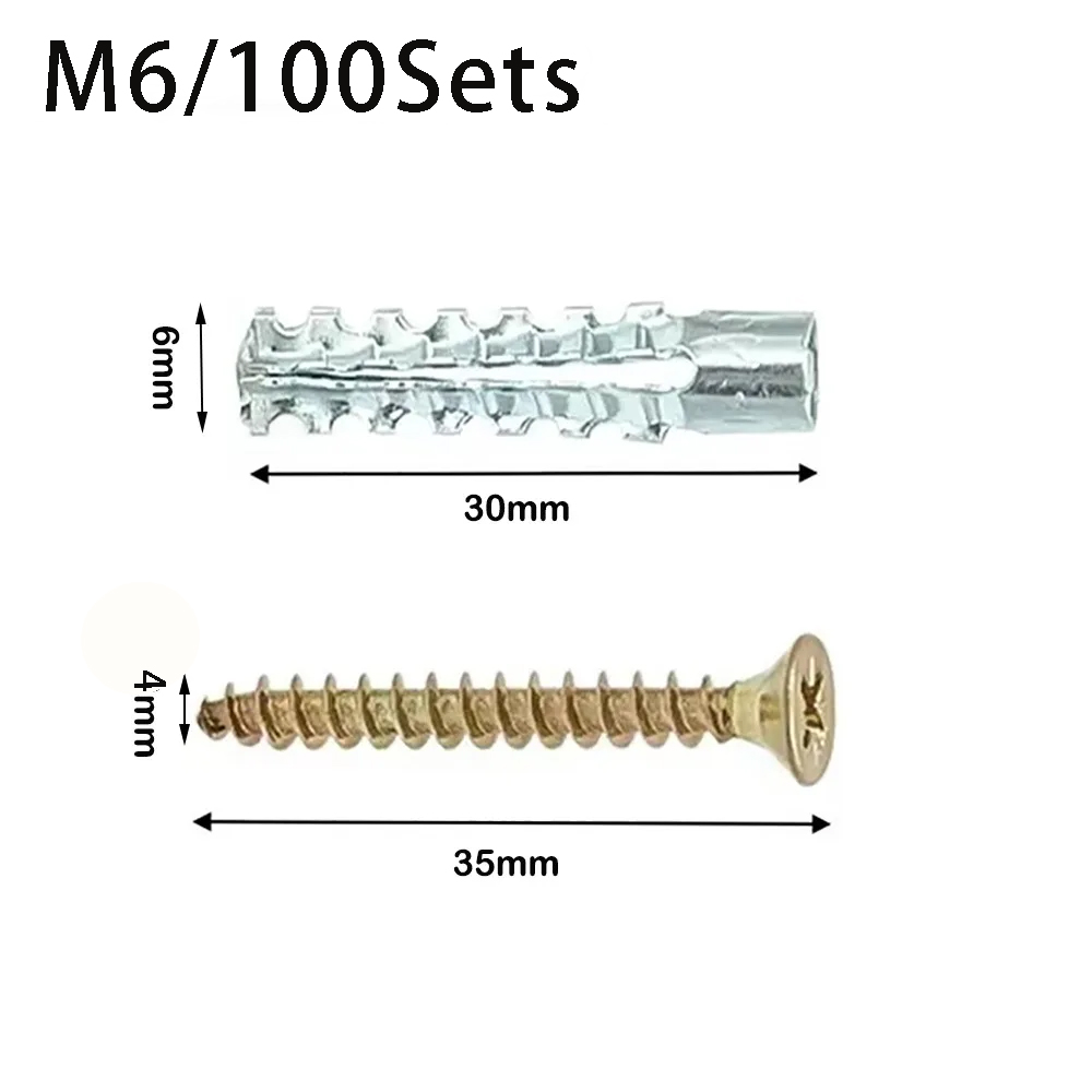 100 Set M6 Sekrup Ekspansi Log - Woodworking Youtube Free ulasan dan harga
