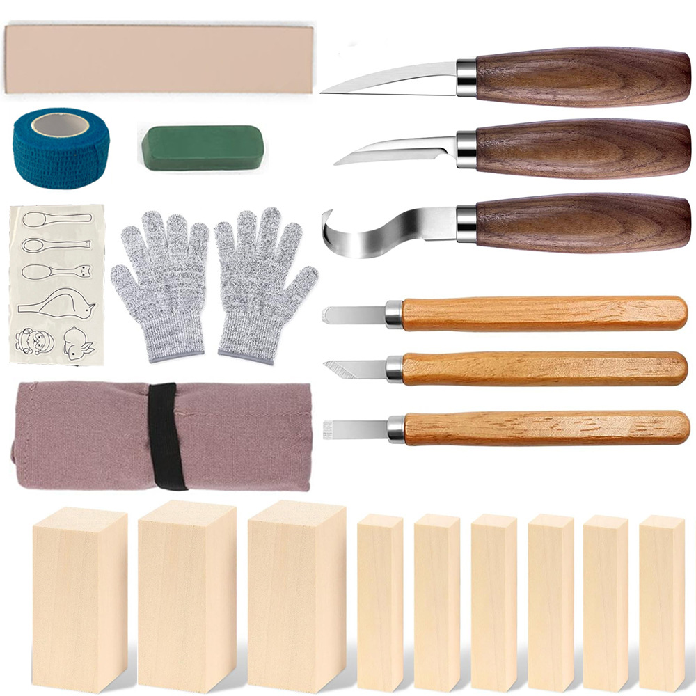Set Pisau Ukir Kotak Hadiah 21 - Woodworking Box ulasan dan harga