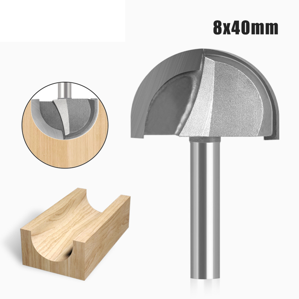 Mata Router Setengah Bulat 8mm - Woodworking Groove ulasan dan harga