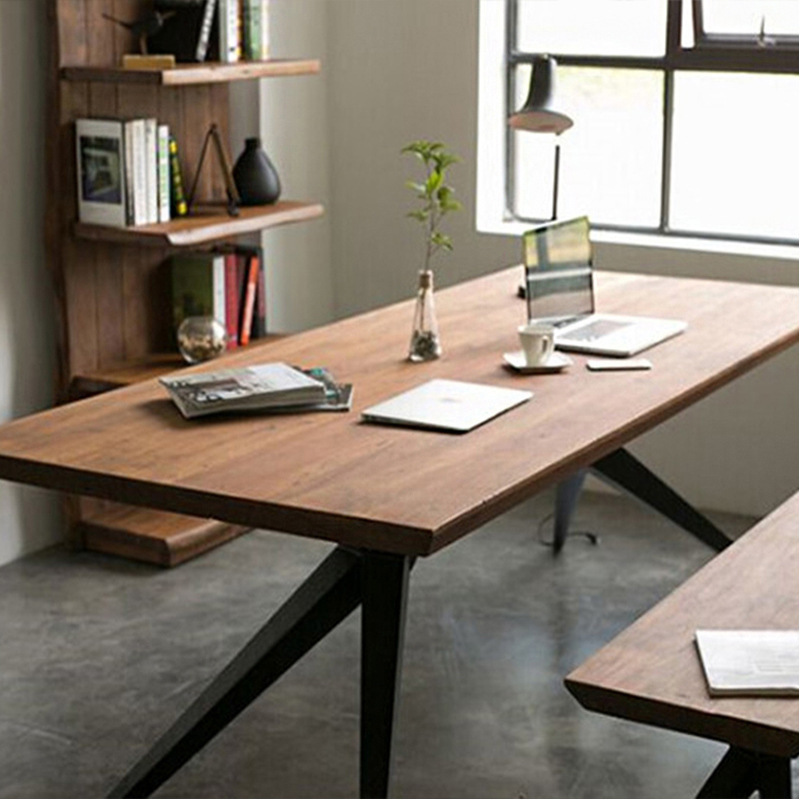 Meja Kerja Kayu Solid Nordic 2 - Woodworking Lofts ulasan dan harga