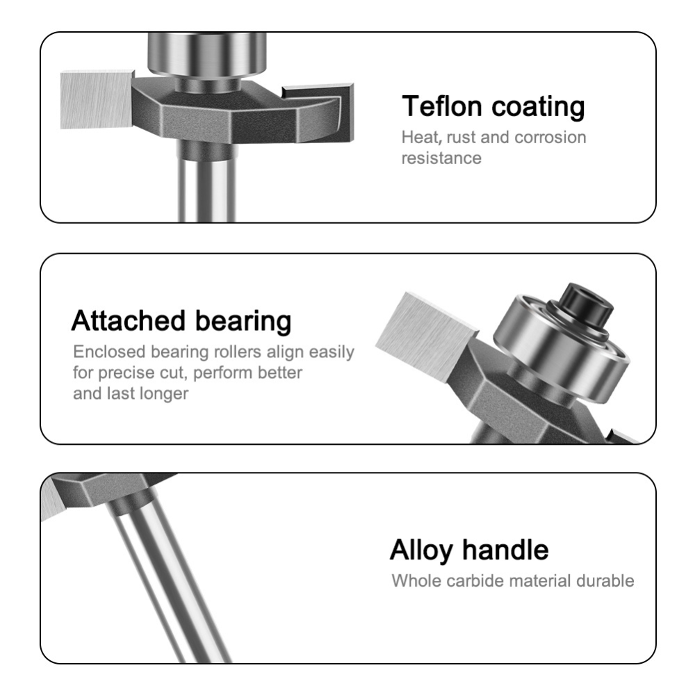 Mata Pisau Router Karbida Tipe - Woodworking Groove ulasan dan harga