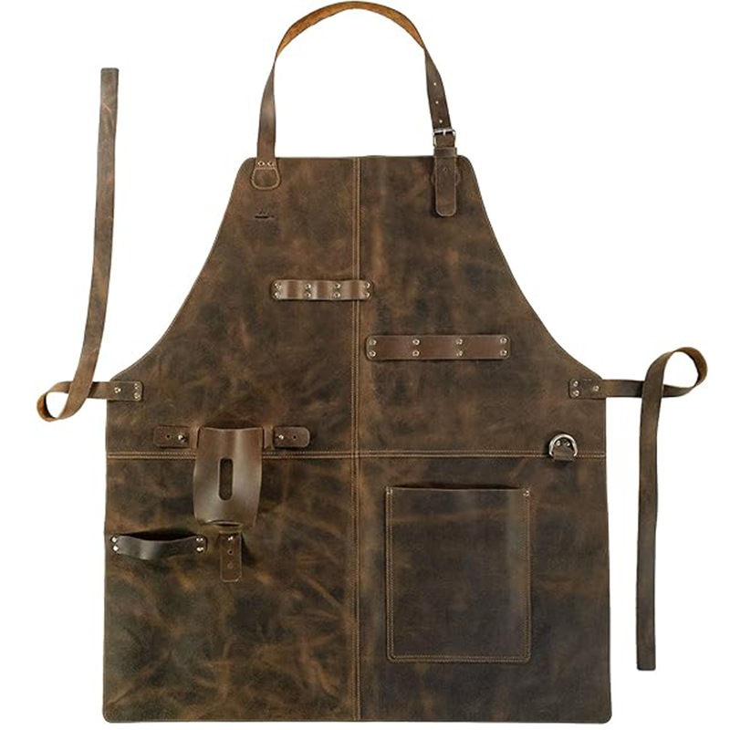 Apron Kulit PU Retro, Model Si - Woodworking Artisans ulasan dan harga