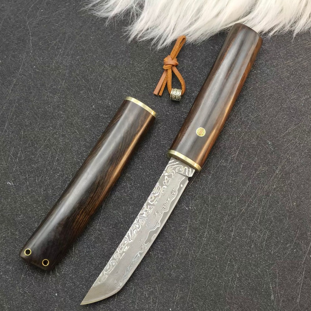 Pisau Tanto Damascus VG10 Keke - Woodworking Japanese ulasan dan harga