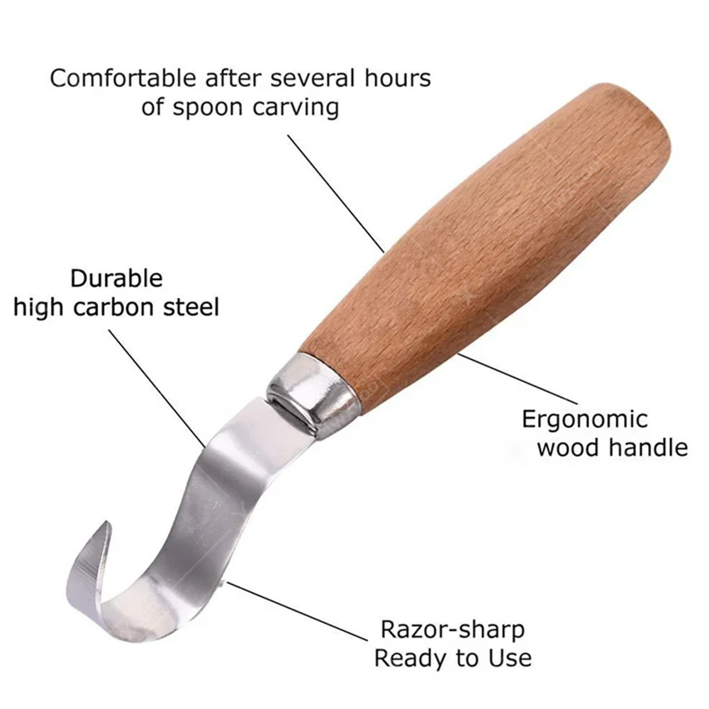 Pisau Pahat Ukir Kayu Ergonomi - Woodworking Knife ulasan dan harga