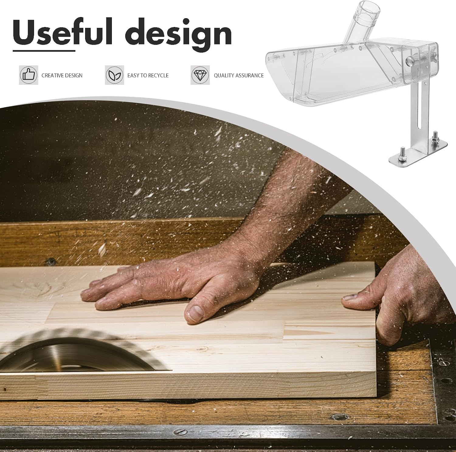 Penutup Pelindung Gergaji Meja - Vacuum Cleaner Woodworking ulasan dan harga