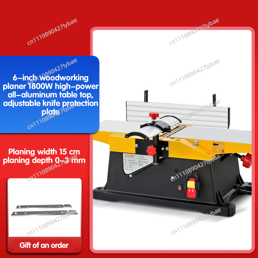 Mesin Ketam Kayu Listrik 1800w - Woodworking Thicknesser ulasan dan harga