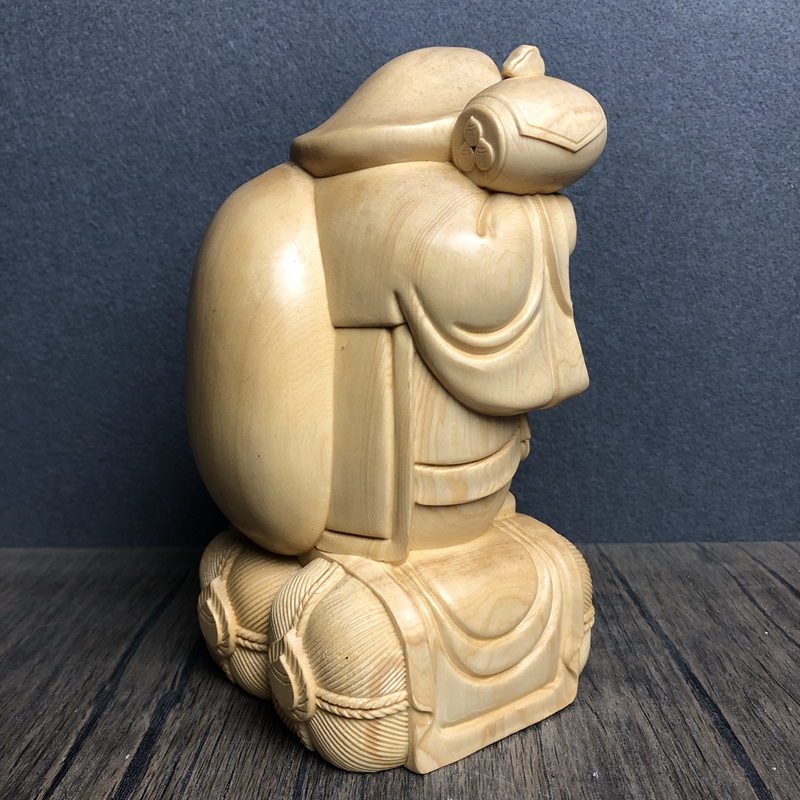 Patung/Figurin Daikokuten Kayu - Woodworking Japanese ulasan dan harga