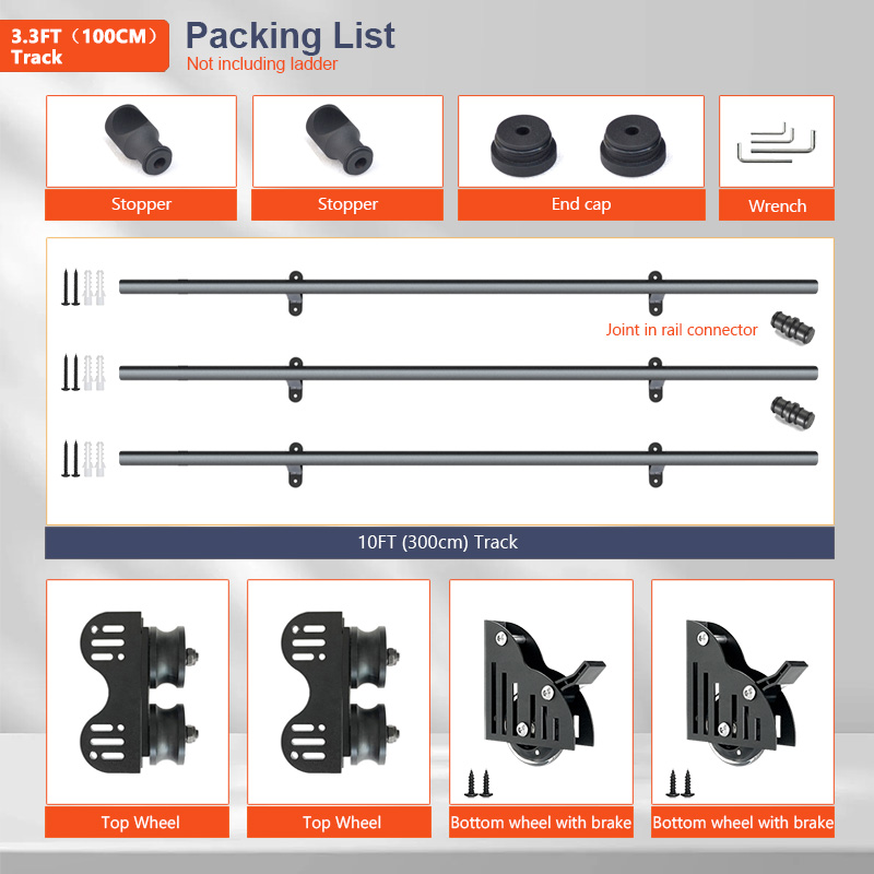 Perangkat Keras Tangga Perpust - Woodworking Lofts ulasan dan harga